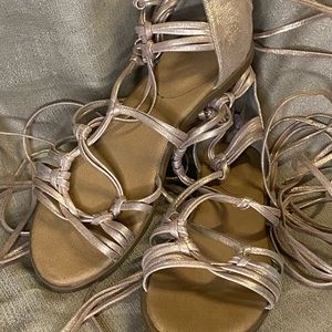 Pink Gladiator sandals